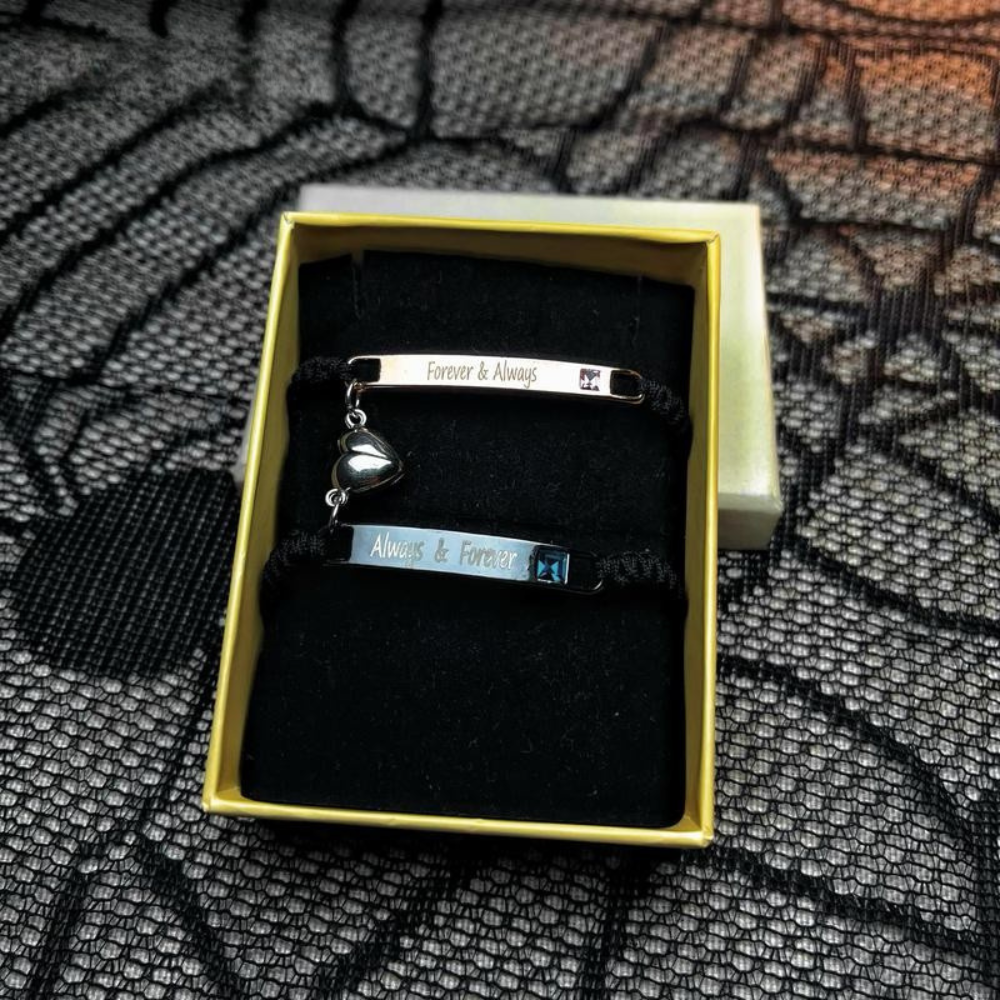 Magnetic Hearts Couples Bracelet