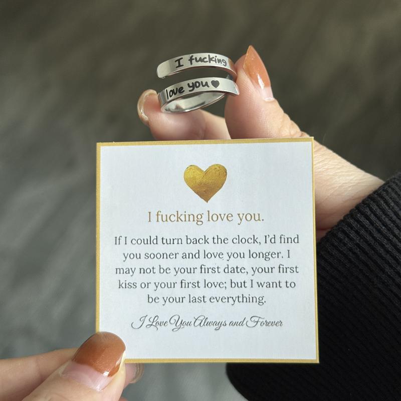 I Fvcking Love you Ring