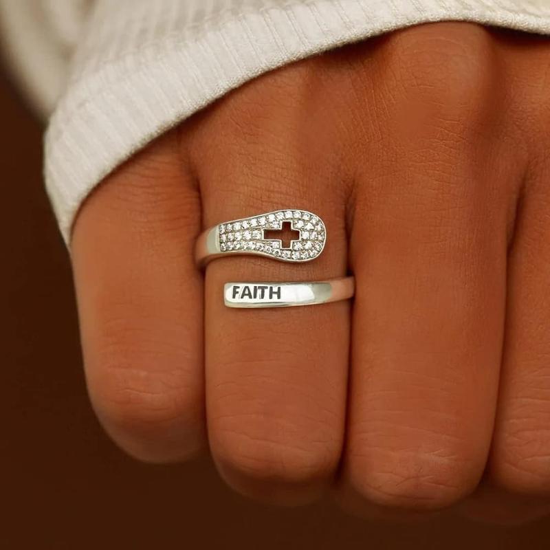 Faith Cross Ring
