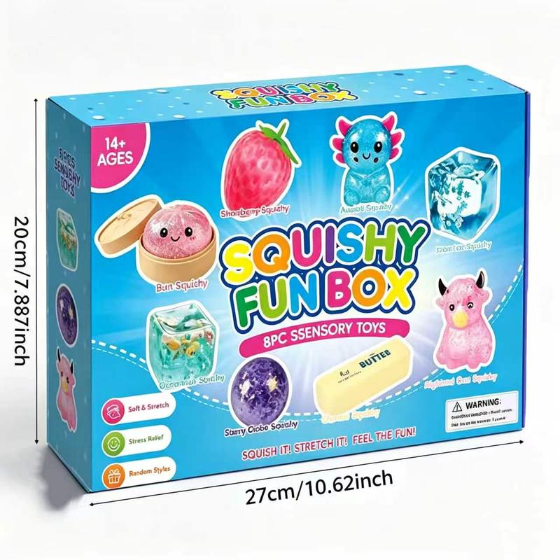Squishy Fun Box – 8pc Sensory Set