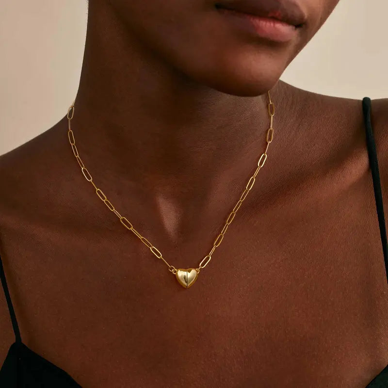Magnetic Heart Necklace