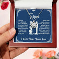 To My Mom – Forever Your Little Boy Necklace