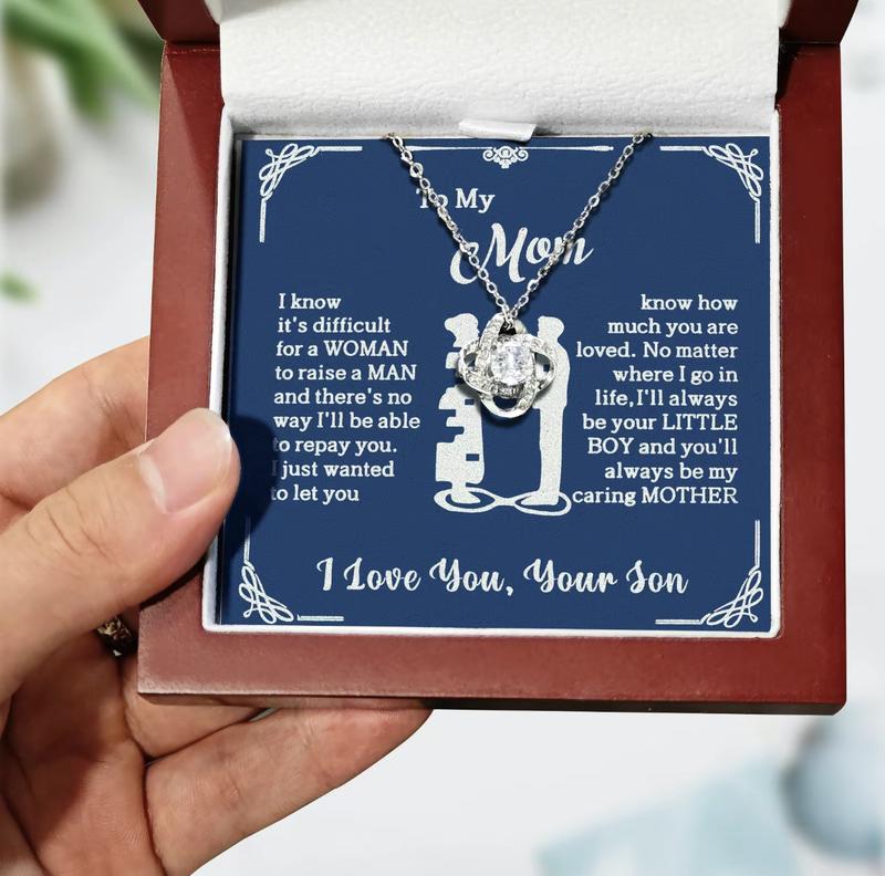 To My Mom – Forever Your Little Boy Necklace