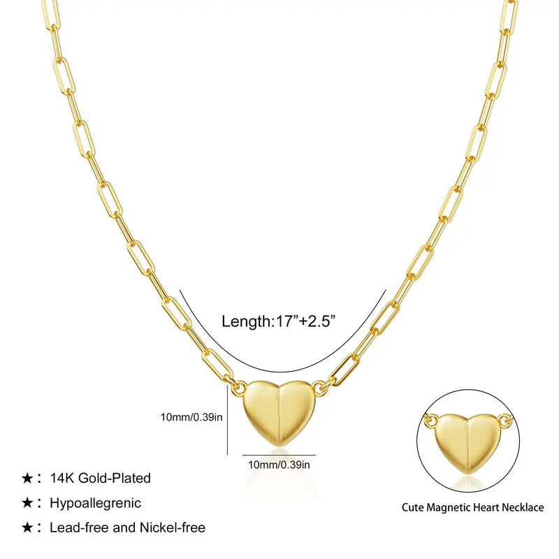 Magnetic Heart Necklace