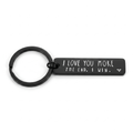 I Love You More/Most Keychain